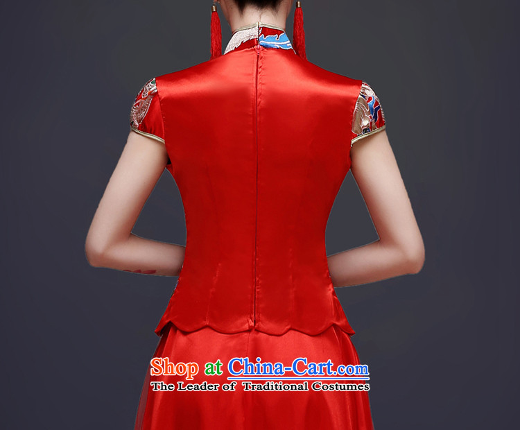 The privilege of serving-Leung Chiu-new bride 2015 bows to marry red summer、Qipao Length of Chinese women s pictures red dress, prices, brand platters! The elections are supplied in the national character of distribution, so action, buy now enjoy more preferential! As soon as possible.
