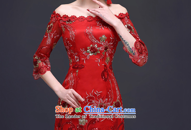The privilege of serving-Leung Chiu-new bride 2015 bows to marry red qipao short of summer gown female Red Chinese 2XL Photo, prices, brand platters! The elections are supplied in the national character of distribution, so action, buy now enjoy more preferential! As soon as possible.