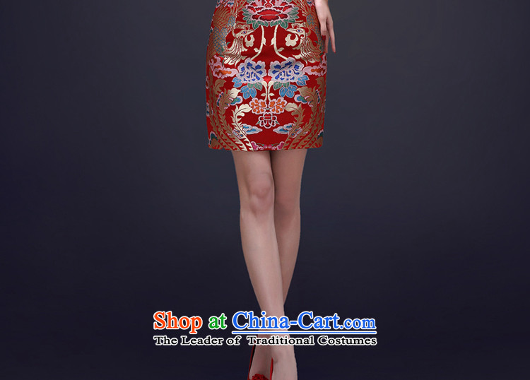 The privilege of serving-leung 2015 new bows services fall short of marriages qipao summer Chinese wedding dress female Red 2XL Photo, prices, brand platters! The elections are supplied in the national character of distribution, so action, buy now enjoy more preferential! As soon as possible.