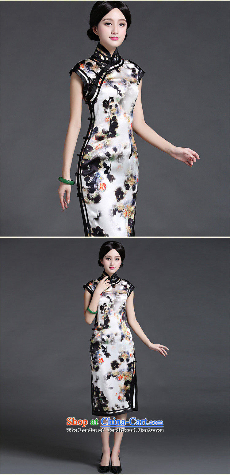 China Ethnic classic heavyweight silk herbs extract cheongsam dress new summer 2015 Ms. aura of nostalgia for the literary and artistic floral S picture, prices, brand platters! The elections are supplied in the national character of distribution, so action, buy now enjoy more preferential! As soon as possible.