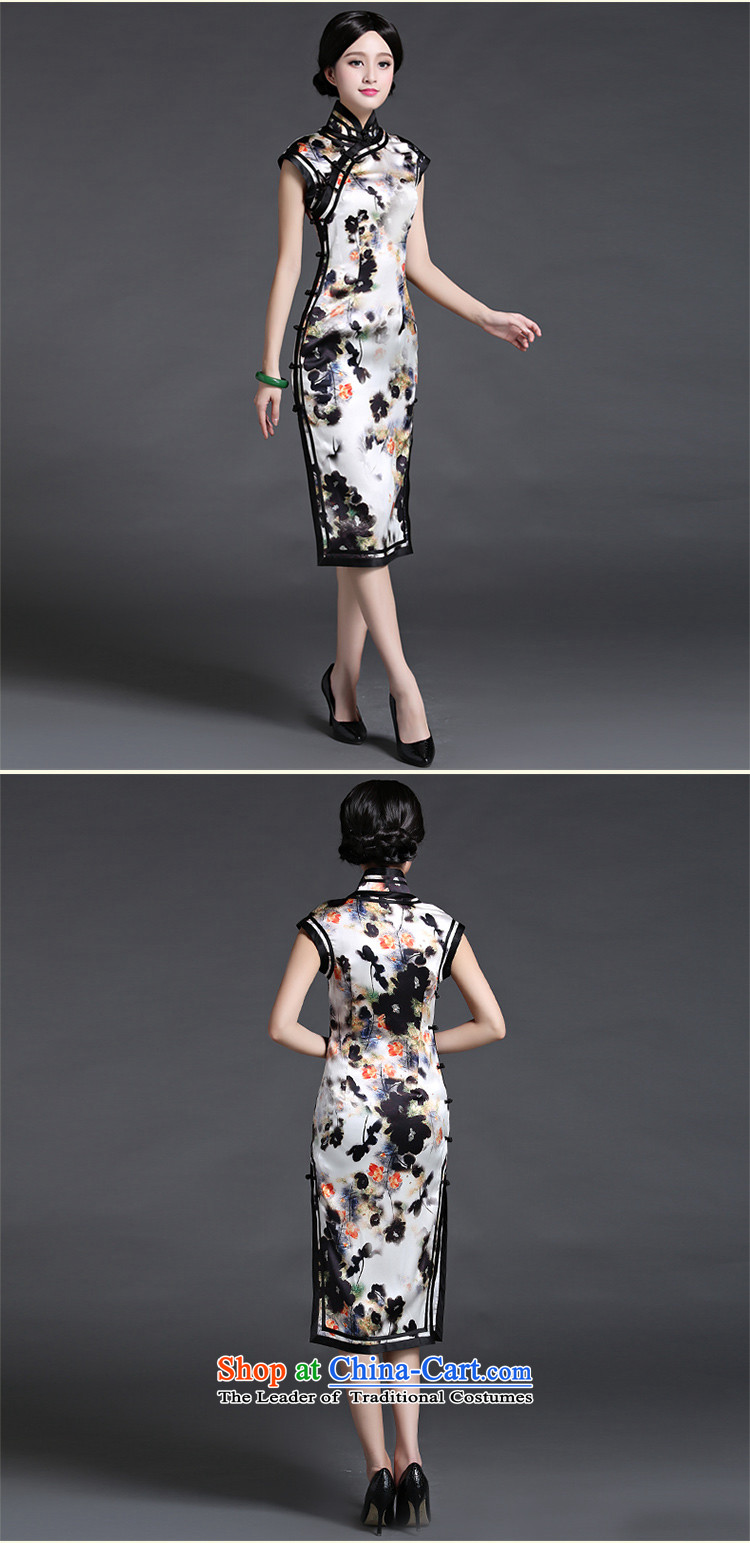 China Ethnic classic heavyweight silk herbs extract cheongsam dress new summer 2015 Ms. aura of nostalgia for the literary and artistic floral S picture, prices, brand platters! The elections are supplied in the national character of distribution, so action, buy now enjoy more preferential! As soon as possible.