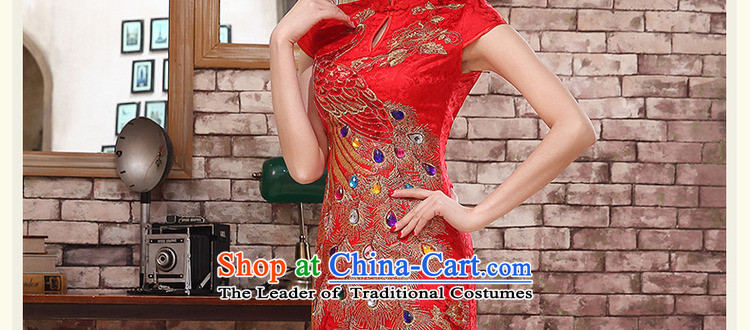 The dumping of the wedding dress wedding dresses New Spring 2015 Service bridal dresses red bows retro short, Phoenix Sau San package and marriages cheongsam RED M picture, prices, brand platters! The elections are supplied in the national character of distribution, so action, buy now enjoy more preferential! As soon as possible.