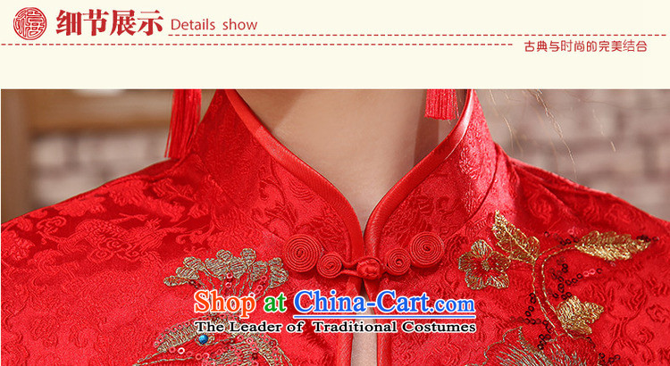 The dumping of the wedding dress wedding dresses New Spring 2015 Service bridal dresses red bows retro short, Phoenix Sau San package and marriages cheongsam RED M picture, prices, brand platters! The elections are supplied in the national character of distribution, so action, buy now enjoy more preferential! As soon as possible.