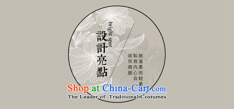 Bong-migratory 7475 Canada 2015 new summer, so Silk Cheongsam shirt collar Stylish retro Tang dynasty China wind DQ1548 BLANDED L picture, prices, brand platters! The elections are supplied in the national character of distribution, so action, buy now enjoy more preferential! As soon as possible.