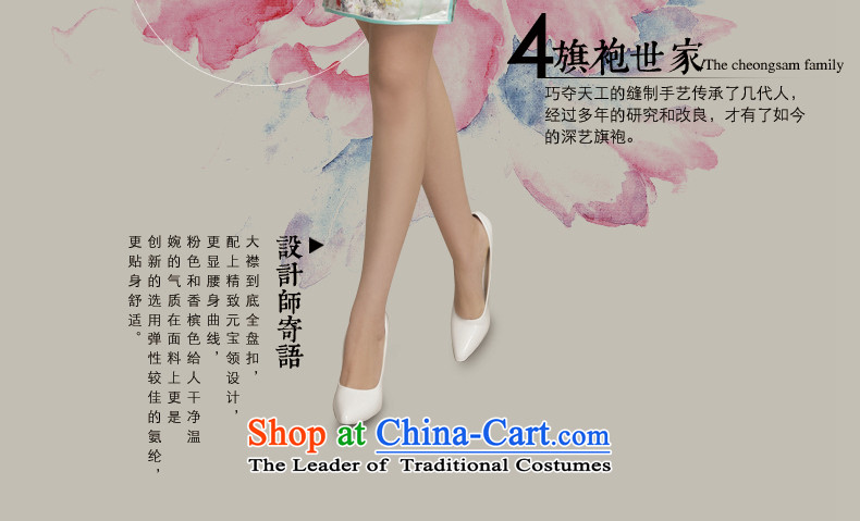 Bong-eon 2015 Color 7475 migratory summer New Silk Cheongsam retro herbs extract temperament Sau San cheongsam dress suit XL pictures, DQ1553 price, brand platters! The elections are supplied in the national character of distribution, so action, buy now enjoy more preferential! As soon as possible.