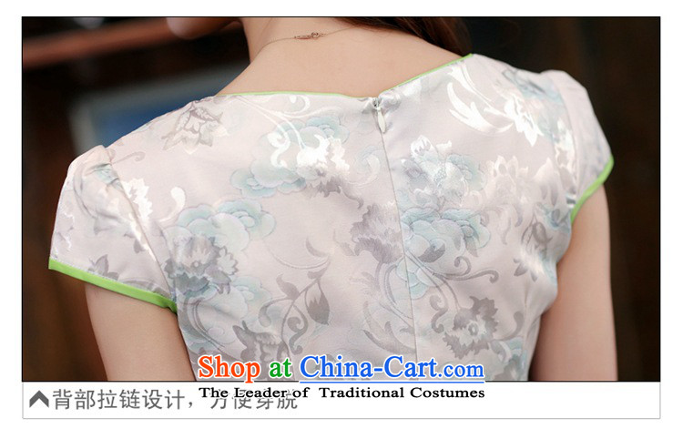 Indemnity joice qipao spring and summer load plain white peony cotton jacquard retro daily improved cheongsam dress temperament female Dan Feng-butterfly 982 XXL picture, prices, brand platters! The elections are supplied in the national character of distribution, so action, buy now enjoy more preferential! As soon as possible.