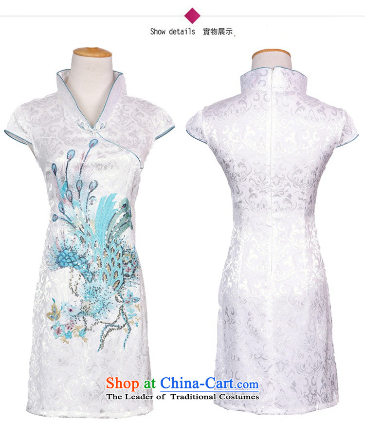 Joice cheongsam dress bridge summer wedding dresses retro qipao qipao improved load bows Service Bridal cheongsam dress 983 Red golden phoenix S picture, prices, brand platters! The elections are supplied in the national character of distribution, so action, buy now enjoy more preferential! As soon as possible.