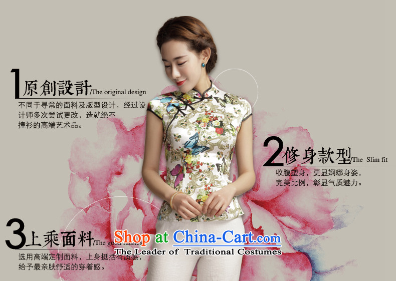Bong-migratory 7475 Butterfly Lovers spend the summer of 2015, the new Silk Cheongsam shirt arts retro short of Sau San Tong blouses DQ1556 SUIT L picture, prices, brand platters! The elections are supplied in the national character of distribution, so action, buy now enjoy more preferential! As soon as possible.