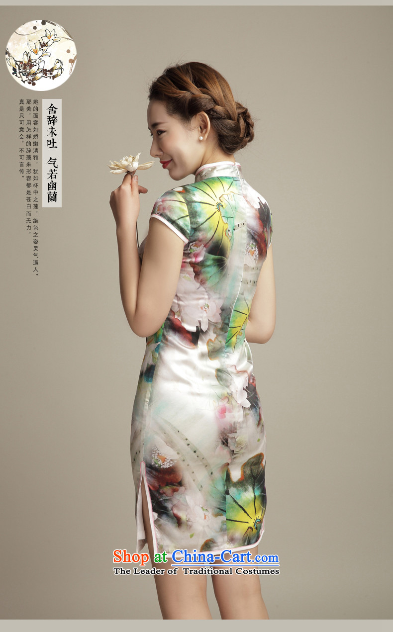 I should be grateful if you would arrange 7475 migratory land Bong-summer 2015 New Silk Cheongsam retro-day short of stamp Sau San cheongsam dress suit XL pictures, DQ1563 price, brand platters! The elections are supplied in the national character of distribution, so action, buy now enjoy more preferential! As soon as possible.