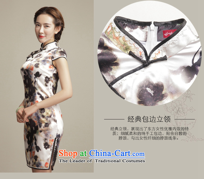 Bong-migratory 7475 Huai-yu retro silk cheongsam look like the new summer 2015 Sau San herbs extract stylish qipao DQ1580 skirt suits XXL picture, prices, brand platters! The elections are supplied in the national character of distribution, so action, buy now enjoy more preferential! As soon as possible.