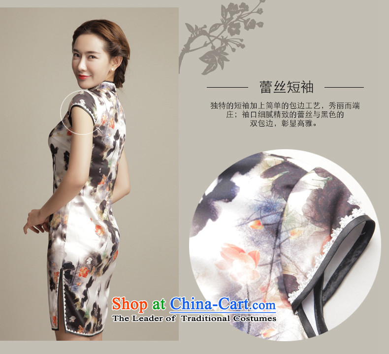 Bong-migratory 7475 Huai-yu retro silk cheongsam look like the new summer 2015 Sau San herbs extract stylish qipao DQ1580 skirt suits XXL picture, prices, brand platters! The elections are supplied in the national character of distribution, so action, buy now enjoy more preferential! As soon as possible.