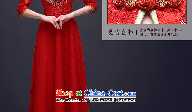 The privilege of serving the new 2015-Leung Chiu qipao bows service Chinese long red summer Sau San bride wedding dress red S picture, prices, brand platters! The elections are supplied in the national character of distribution, so action, buy now enjoy more preferential! As soon as possible.