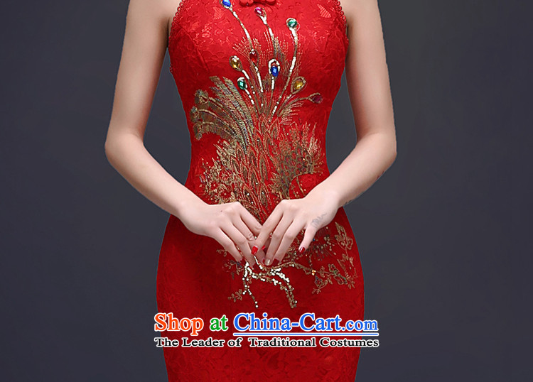 The privilege of serving the new 2015-Leung Chiu qipao bows services red Chinese long crowsfoot bride Summer Wedding Dress RED M picture, prices, brand platters! The elections are supplied in the national character of distribution, so action, buy now enjoy more preferential! As soon as possible.