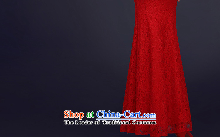 The privilege of serving the new 2015-Leung Chiu qipao bows services red Chinese long crowsfoot bride Summer Wedding Dress RED M picture, prices, brand platters! The elections are supplied in the national character of distribution, so action, buy now enjoy more preferential! As soon as possible.