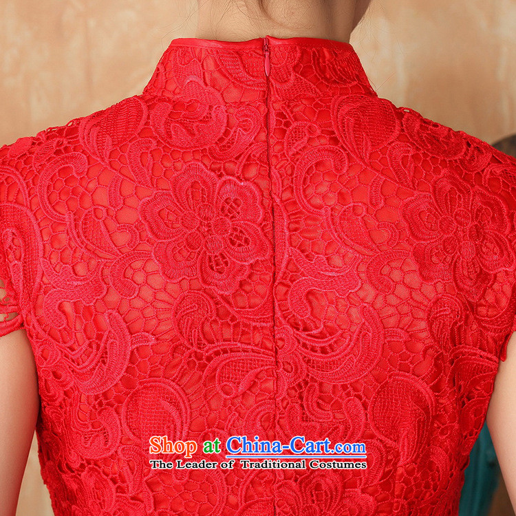 In accordance with the new fuser for women retro improved Tang dynasty qipao pure color engraving short-sleeved Sau San Tong replacing cheongsam dress costumes WNS/2365# - 3 RED M picture, prices, brand platters! The elections are supplied in the national character of distribution, so action, buy now enjoy more preferential! As soon as possible.
