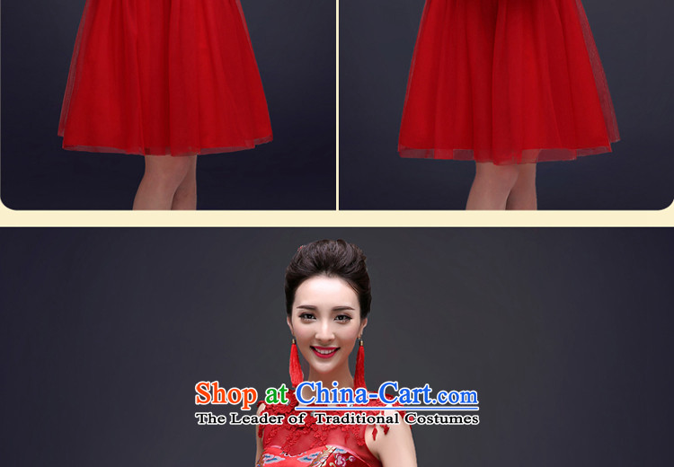 The privilege of serving the new 2015-Leung Chiu-red bride Wedding Dress Short of Sau San Chinese qipao bows services for summer Red 2XL Photo, prices, brand platters! The elections are supplied in the national character of distribution, so action, buy now enjoy more preferential! As soon as possible.