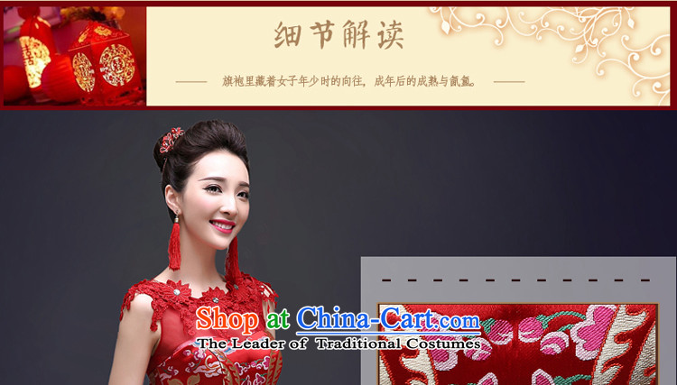 The privilege of serving the new 2015-Leung Chiu-red bride Wedding Dress Short of Sau San Chinese qipao bows services for summer Red 2XL Photo, prices, brand platters! The elections are supplied in the national character of distribution, so action, buy now enjoy more preferential! As soon as possible.