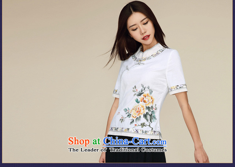 No. of Ramadan new summer, Tang 2015 ethnic short-sleeved cotton linen retro improved Chinese qipao Sau San shirt pre-sale 5 from 15 M white picture, prices, brand platters! The elections are supplied in the national character of distribution, so action, buy now enjoy more preferential! As soon as possible.