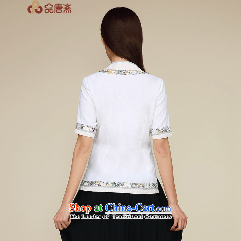 No. of Ramadan new summer, Tang 2015 ethnic short-sleeved cotton linen retro improved Chinese qipao Sau San shirt pre-sale 5 from 15 M, No. Tang Ramadan White , , , shopping on the Internet