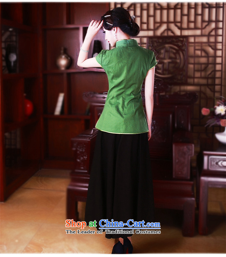 After a day of spring wind China wind cotton linen improved Tang blouses retro ethnic qipao cloth 5025 Green XL Photo, prices, brand platters! The elections are supplied in the national character of distribution, so action, buy now enjoy more preferential! As soon as possible.