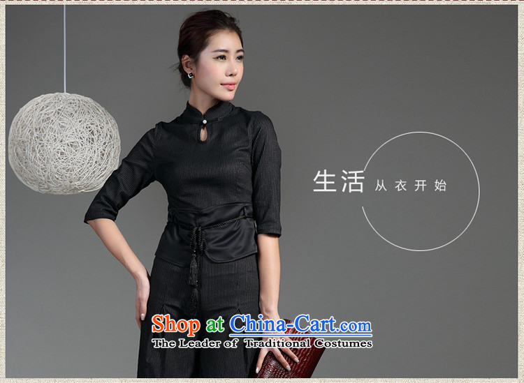 No. Tang Spring Ramadan 2015 new ethnic collar disc detained Sau San Han-shirt qipao improved black XL Photo, prices, brand platters! The elections are supplied in the national character of distribution, so action, buy now enjoy more preferential! As soon as possible.