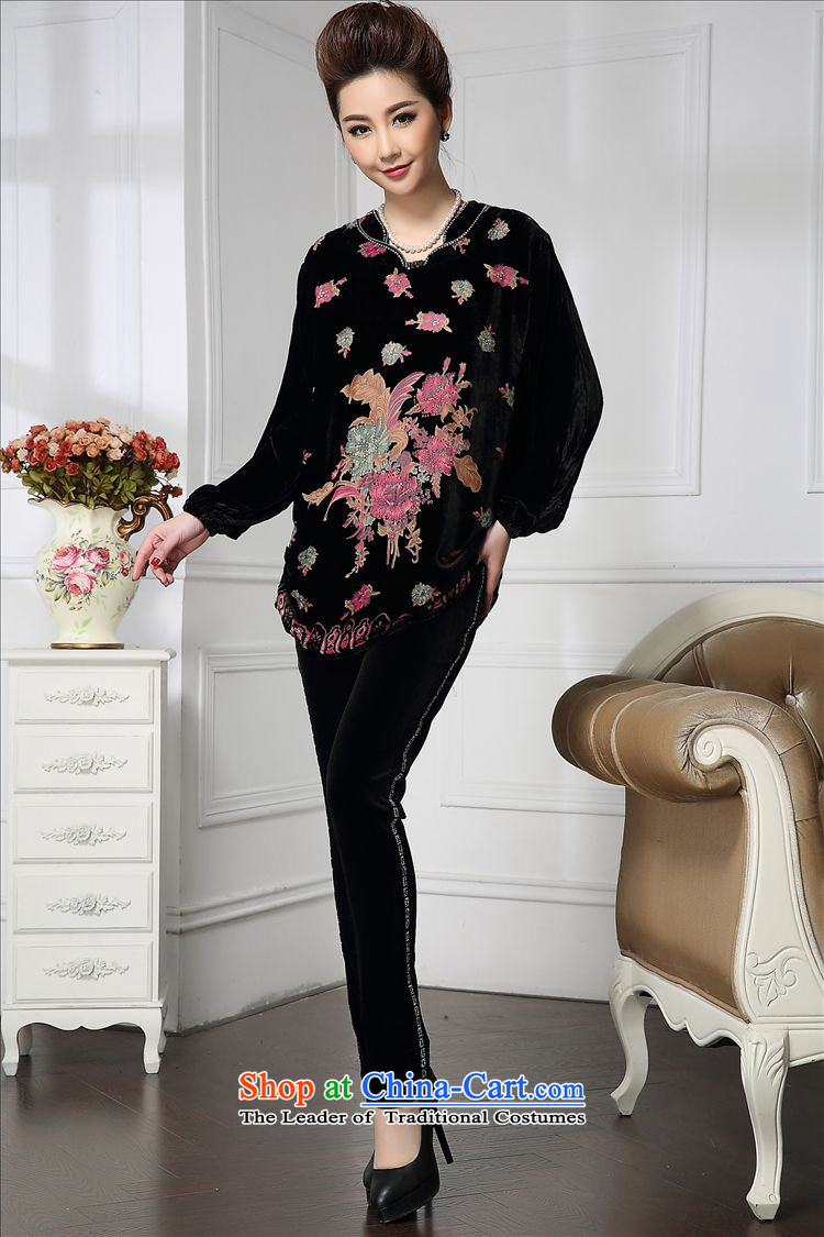 Forest narcissus spring and autumn 2015 install new boxed loose collar in Tang Long flower MOM pack silk stitching herbs extract lint-free t-shirt color picture XXL pictures HGL-471, prices, brand platters! The elections are supplied in the national character of distribution, so action, buy now enjoy more preferential! As soon as possible.