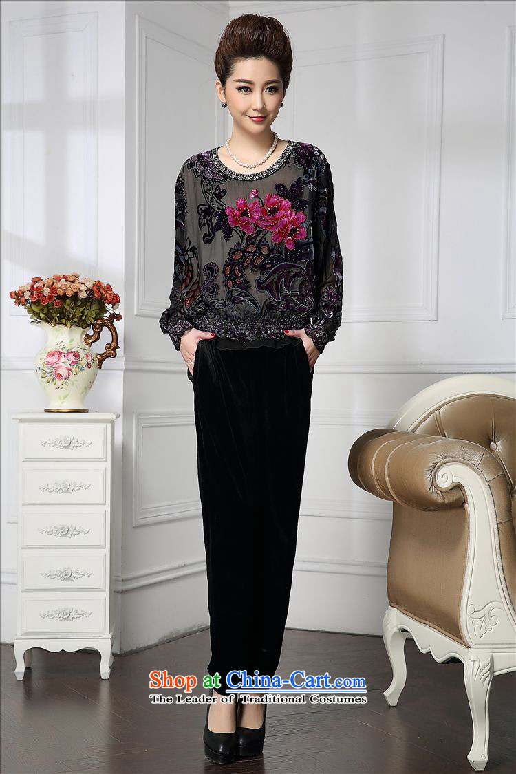 Forest narcissus spring and autumn 2015 Install New Pearl flower embroidery nails aubergine loose Tang dynasty mother boxed silk stitching herbs extract lint-free t-shirt color picture XXXXL HGL-455 picture, prices, brand platters! The elections are supplied in the national character of distribution, so action, buy now enjoy more preferential! As soon as possible.