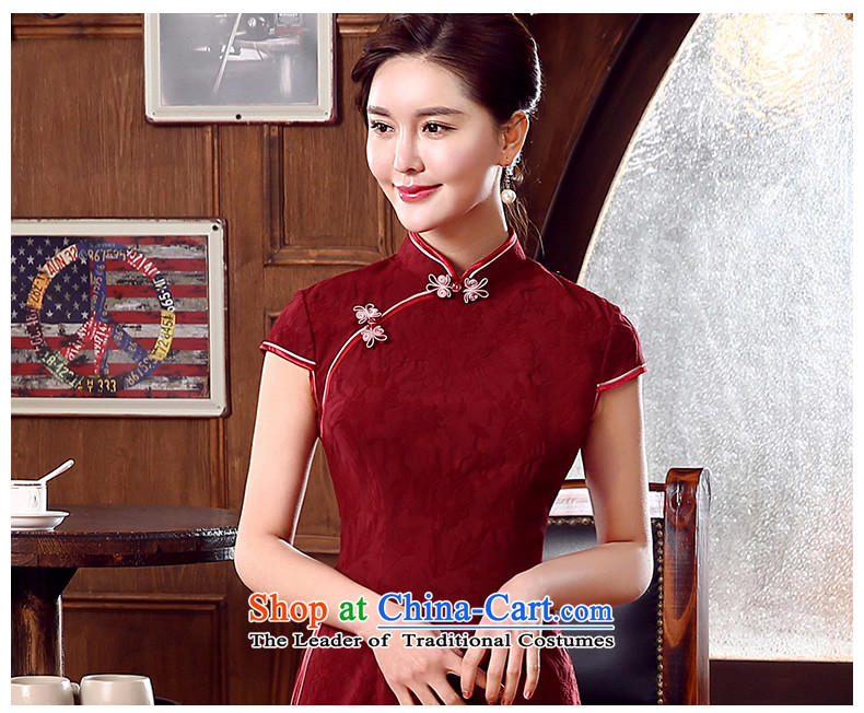 [Sau Kwun Tong] Following 2015 Summer yen Tang Tang dynasty blouses, improved Chinese BLOUSES BOURDEAUX XL Photo, prices, brand platters! The elections are supplied in the national character of distribution, so action, buy now enjoy more preferential! As soon as possible.