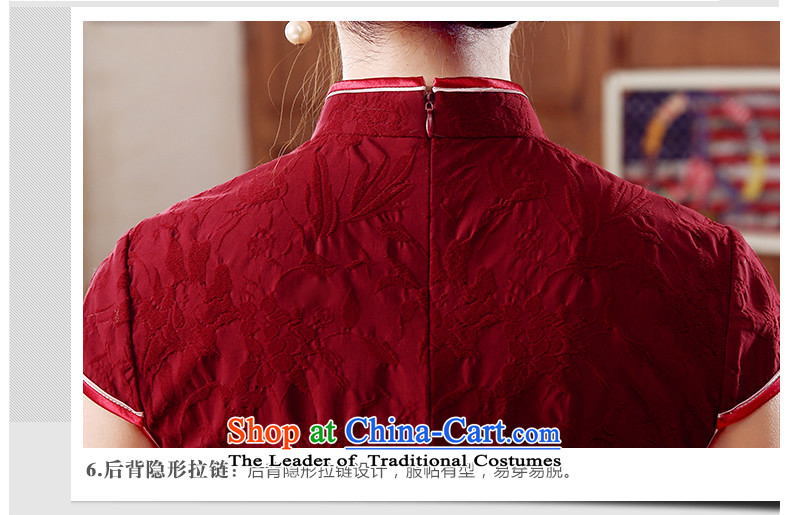 [Sau Kwun Tong] Following 2015 Summer yen Tang Tang dynasty blouses, improved Chinese BLOUSES BOURDEAUX XL Photo, prices, brand platters! The elections are supplied in the national character of distribution, so action, buy now enjoy more preferential! As soon as possible.