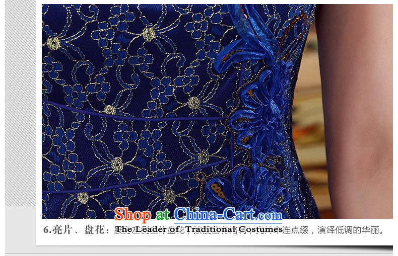 [Sau Kwun Tong] world on summer 2015 new composite lace sexy retro women's dresses blue S picture, prices, brand platters! The elections are supplied in the national character of distribution, so action, buy now enjoy more preferential! As soon as possible.