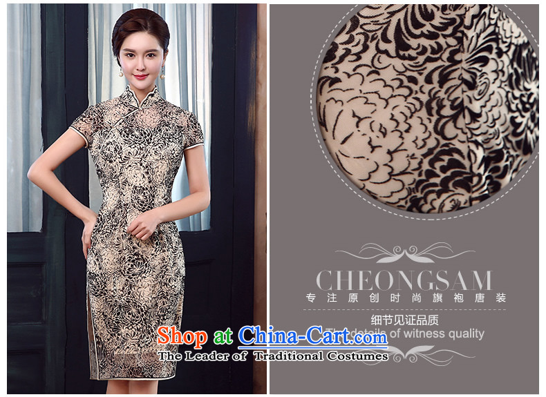 [Sau Kwun Tong] spent summer's 2015 new daily retro qipao improved stylish dresses QD5333 SUIT XXL picture, prices, brand platters! The elections are supplied in the national character of distribution, so action, buy now enjoy more preferential! As soon as possible.