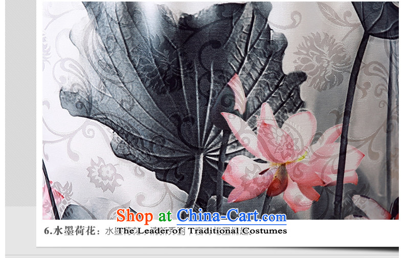 [Sau Kwun Tong] Hiu retro stamp cheongsam dress I should be grateful if you would arrange for summer 2015 new improved stylish dresses gentle mother replacing suit XXL picture, prices, brand platters! The elections are supplied in the national character of distribution, so action, buy now enjoy more preferential! As soon as possible.