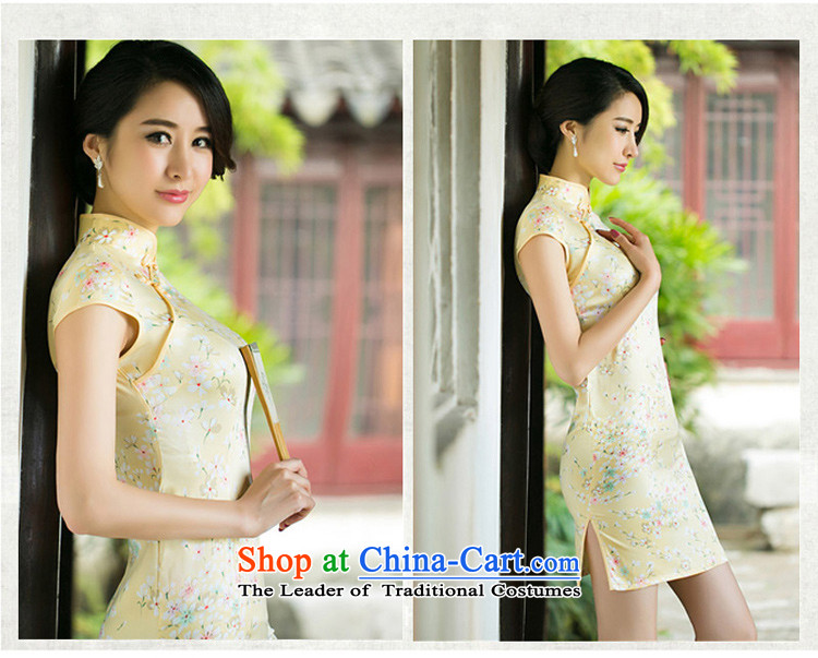 The cross-SA-light 2015 Sau San qipao summer Stylish retro cheongsam dress new stamp improved cheongsam dress ZA 048 light green (7) L-to-sleeved c.o.d. picture, prices, brand platters! The elections are supplied in the national character of distribution, so action, buy now enjoy more preferential! As soon as possible.