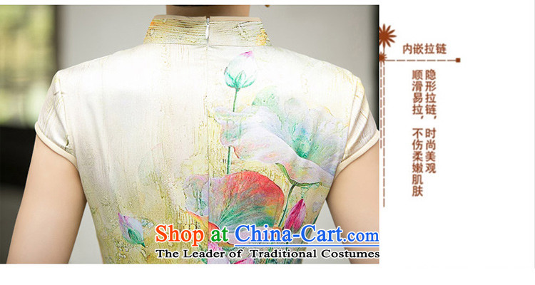 The cross-SA-ching eyes the new summer silk opened daily qipao improved's retro cheongsam dress Ms. stamp cheongsam dress suit M pictures ZA 049, prices, brand platters! The elections are supplied in the national character of distribution, so action, buy now enjoy more preferential! As soon as possible.