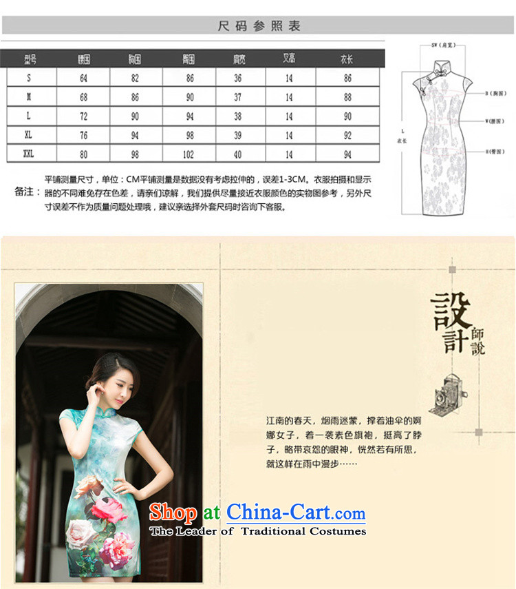 I should be grateful if you would have the cheer her cloud the new summer improved daily cheongsam dress Silk Cheongsam Ms. stamp short-sleeved cheongsam dress suit S pictures ZA 054, prices, brand platters! The elections are supplied in the national character of distribution, so action, buy now enjoy more preferential! As soon as possible.