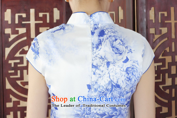 Ms. floor building is the new summer dresses ethnic retro Tang dynasty qipao gown stamp short qipao need picture color S picture, prices, brand platters! The elections are supplied in the national character of distribution, so action, buy now enjoy more preferential! As soon as possible.