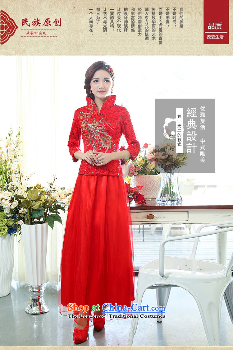 Read and el-soo spring 2015 new women cheongsam dress red Chinese Antique wedding dress long bride services 1507A bows National Red S picture mail packages, prices, brand platters! The elections are supplied in the national character of distribution, so action, buy now enjoy more preferential! As soon as possible.