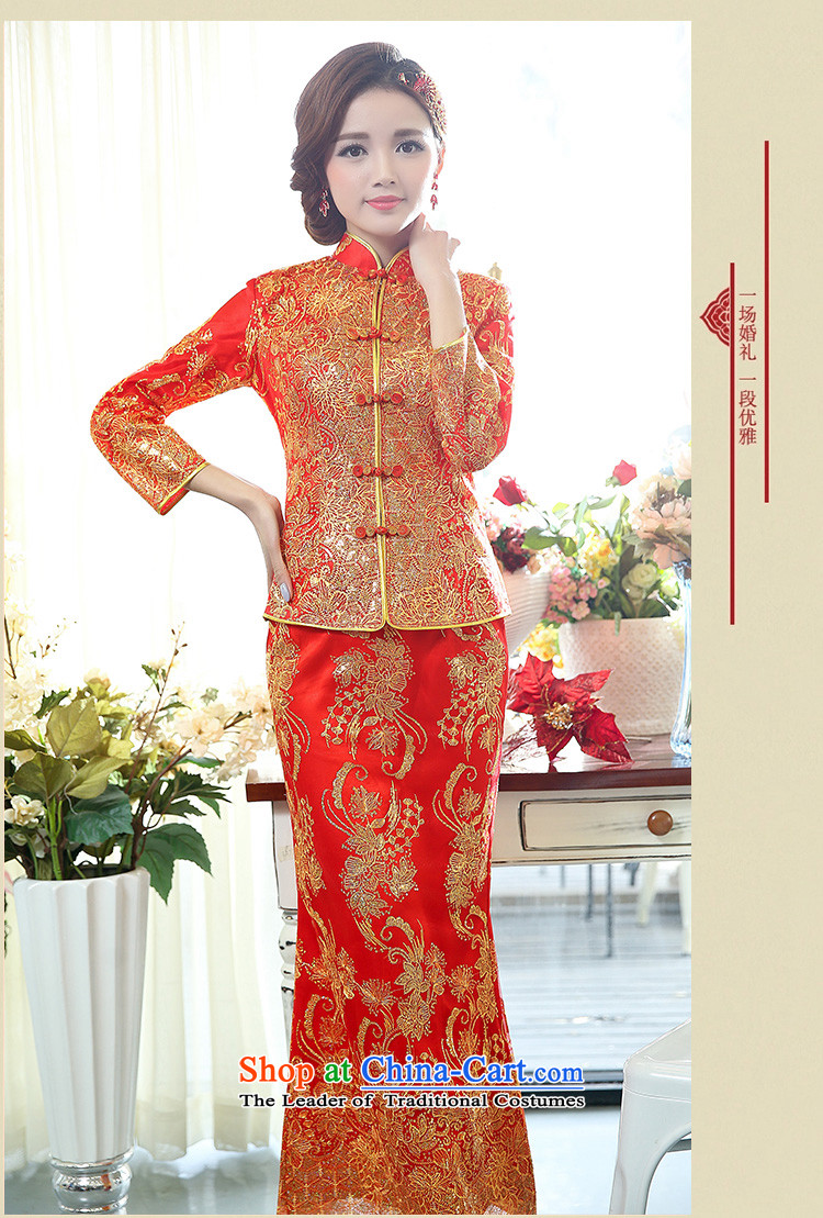 Read and el-soo 2015 spring outfits female minimalist Sau San Chinese wedding dress bride long qipao and Kennedy 1508A bows to Kim L picture, prices, brand platters! The elections are supplied in the national character of distribution, so action, buy now enjoy more preferential! As soon as possible.