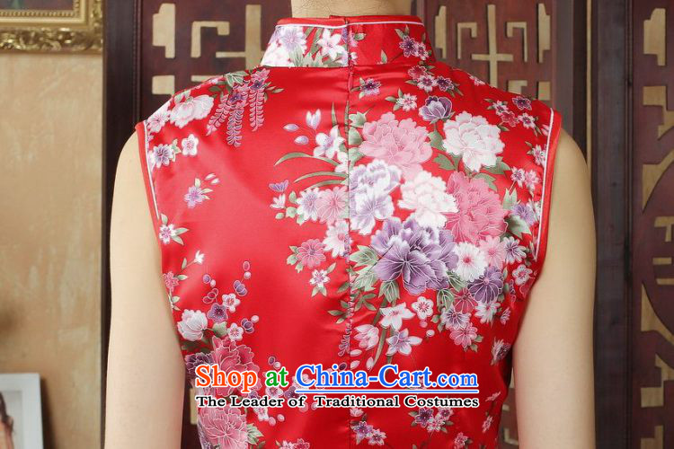 Yet elegant Ms. floor building style qipao and Tang dynasty improved summer qipao gown need collar stamp dress dresses J5025 lake blue XL Photo, prices, brand platters! The elections are supplied in the national character of distribution, so action, buy now enjoy more preferential! As soon as possible.