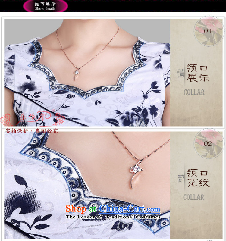 In accordance with the American, short-sleeved cheongsam dress short of qipao improved daily dress LYE8801 retro Sau San White XL Photo, prices, brand platters! The elections are supplied in the national character of distribution, so action, buy now enjoy more preferential! As soon as possible.