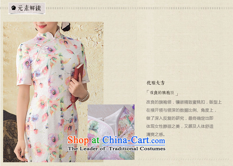 A Pinwheel Without Wind Butterflies-Yuk Yat long qipao improvement in spring and autumn 2015 Stamp new stylish cheongsam dress retro-day Suit M picture, prices, brand platters! The elections are supplied in the national character of distribution, so action, buy now enjoy more preferential! As soon as possible.