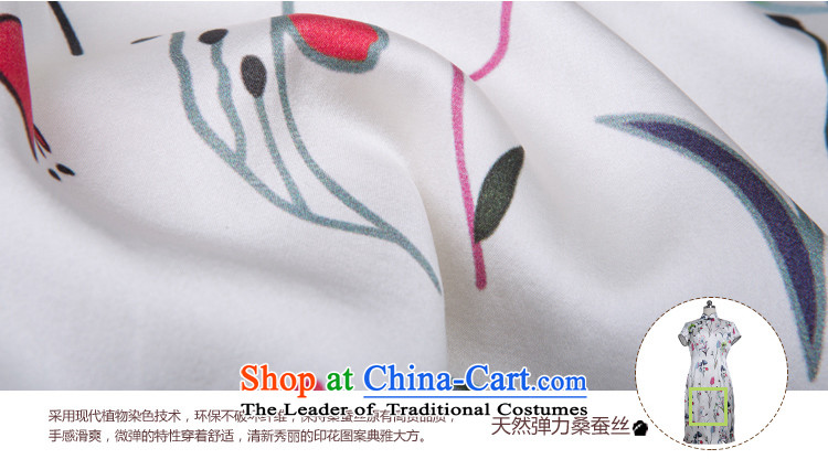 A Pinwheel Without Wind, Chun Yat Silk Cheongsam summer short period of improvement of spring 2015 Republic of Korea cheongsam dress Daily White XL Photo, prices, brand platters! The elections are supplied in the national character of distribution, so action, buy now enjoy more preferential! As soon as possible.