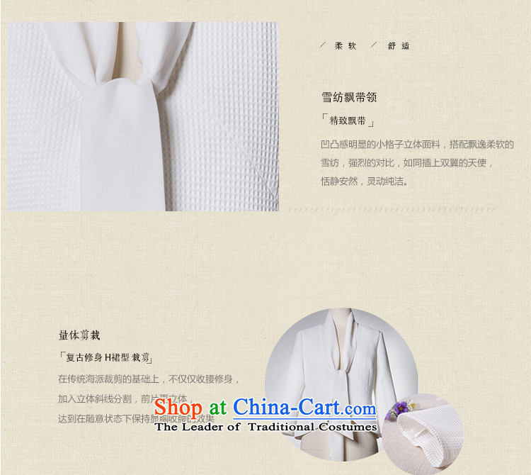 A Pinwheel Without Wind animation on new Plaza, long-sleeved T-shirt qipao improved national Wind Jacket Chinese Tang Women's clothes during the Spring and Autumn White M picture, prices, brand platters! The elections are supplied in the national character of distribution, so action, buy now enjoy more preferential! As soon as possible.