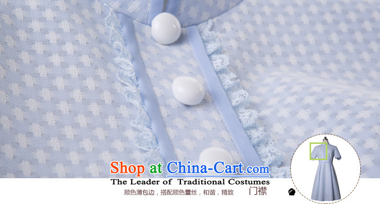 A Pinwheel Without Wind-Ching Lau Yat  2015 new ethnic lace dresses retro autumn temperament summer skirt blue Sau San S picture, prices, brand platters! The elections are supplied in the national character of distribution, so action, buy now enjoy more preferential! As soon as possible.