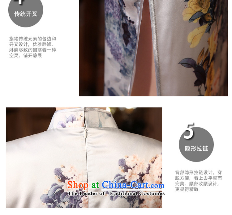 At 2015 new parent cheongsam dress autumn summer Ms. retro long skirt improved stylish daily cheongsam long 2XL Photo, prices, brand platters! The elections are supplied in the national character of distribution, so action, buy now enjoy more preferential! As soon as possible.