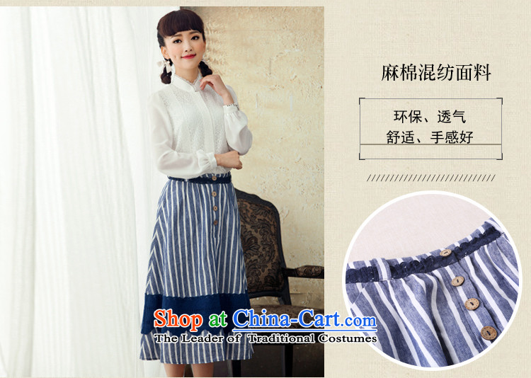 A Pinwheel Without Wind smile on ethnic Yat stripe cotton linen body skirt spring and summer long skirt the New Literature retro 2015 swing skirt green M picture, prices, brand platters! The elections are supplied in the national character of distribution, so action, buy now enjoy more preferential! As soon as possible.