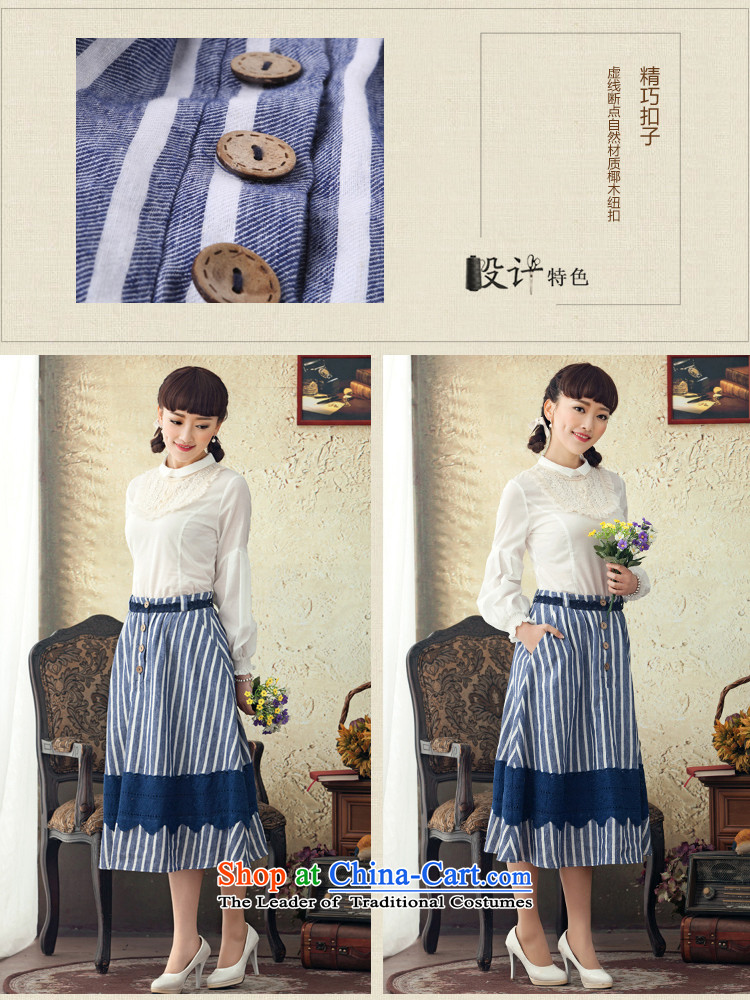 A Pinwheel Without Wind smile on ethnic Yat stripe cotton linen body skirt spring and summer long skirt the New Literature retro 2015 swing skirt green M picture, prices, brand platters! The elections are supplied in the national character of distribution, so action, buy now enjoy more preferential! As soon as possible.