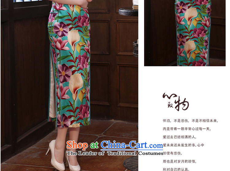 The pro-am new upscale heavyweight silk cheongsam dress in the summer and fall of long skirt herbs extract improved retro long L picture, prices, brand platters! The elections are supplied in the national character of distribution, so action, buy now enjoy more preferential! As soon as possible.