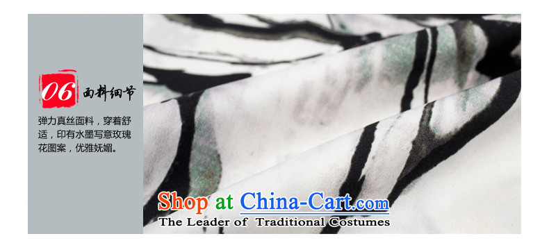 The women's true : the spring and summer of 2015, the new Silk ink on the intuition of the classical style qipao 32311 flag short 03 cream M pictures, prices, brand platters! The elections are supplied in the national character of distribution, so action, buy now enjoy more preferential! As soon as possible.