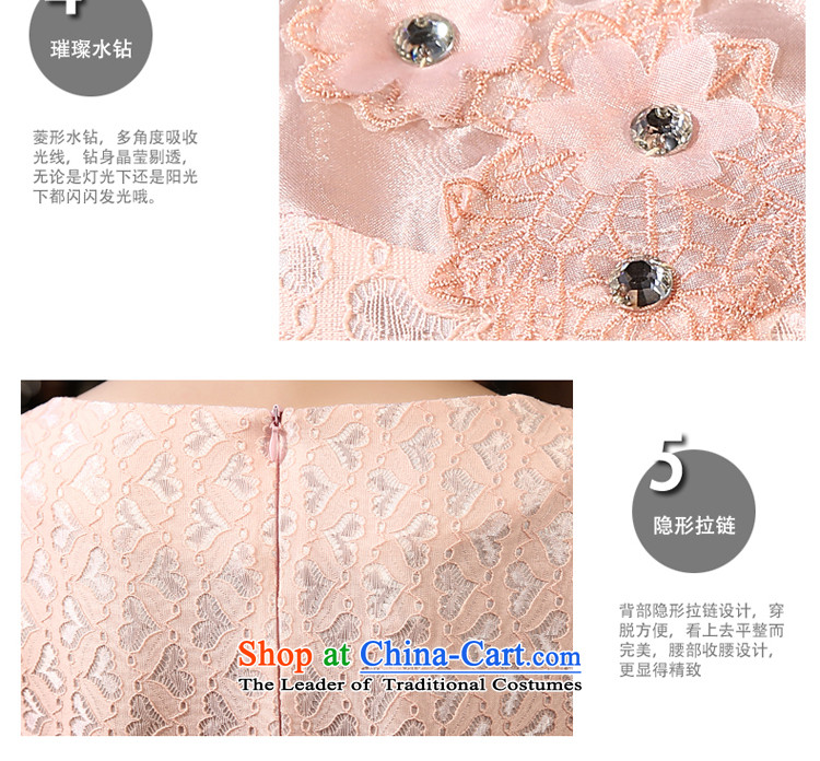 At 2015 new parent cheongsam dress fall short of the summer day-to-day short-sleeved lace cheongsam dress and the relatively short time, improved 2XL Photo, prices, brand platters! The elections are supplied in the national character of distribution, so action, buy now enjoy more preferential! As soon as possible.